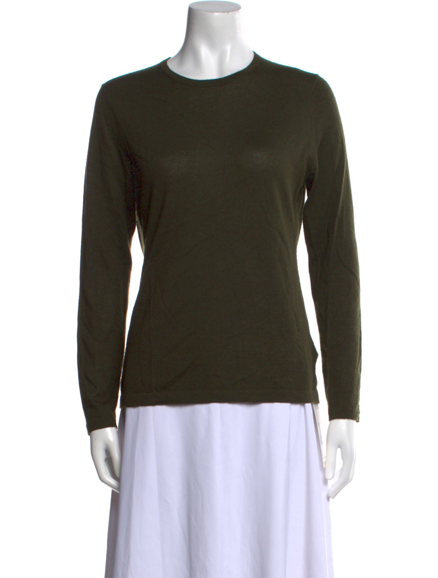 Neiman Marcus Cashmere Crew Neck Sweater